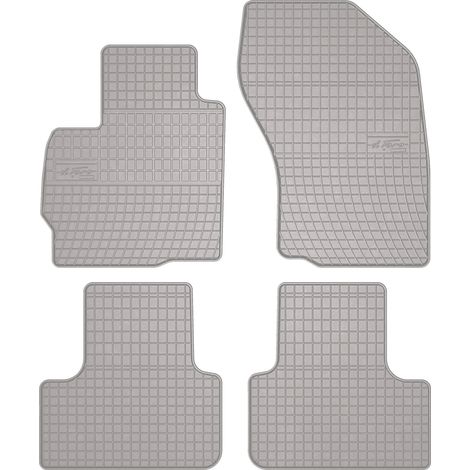 Tappetini in gomma per auto per: Citroen C4 Aircross crossover (2012-2017) - grigi su misura (1/5)