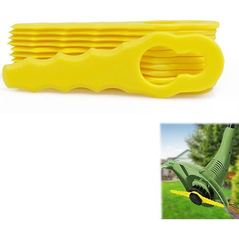 Accessoires pour coupe-bordures Lot de 20 Lames de Rechange compatible pour Ryobi Coupe Bordure, Têtes Double Lames Dentelées RAC155 RAC157 RAC158 (1/5)