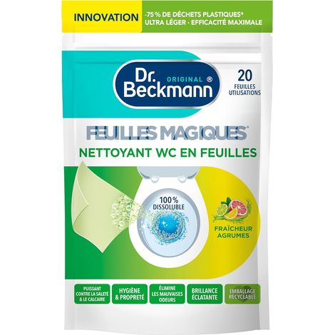 Nettoyant WC - feuilles prédosées - Agrumes - 20 feuilles (1/5)