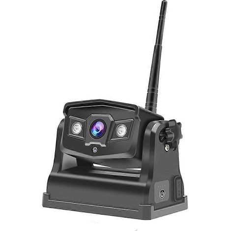 Caméra de recul sans fil, caméra WiFi arrière/avant avec batterie rechargeable pour remorque/camion/semi-remorque (1/5)