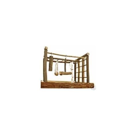 Place de jeux, en bois d'écorce 35 × 29 × 25 cm (1/4)