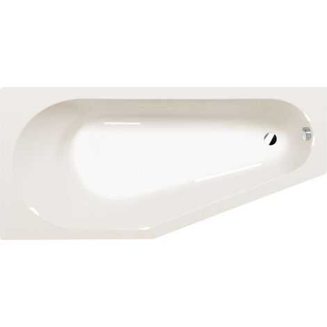 Baignoire asymétrique TIGRA L 170x80x46cm, ivoire