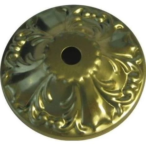 Rosace electraline diamètre 80mm métal décoré laiton - 70611