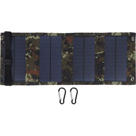 Panneau Solaire Pliable 10W 5.5V - Panneau Photovoltaïque de Charge d'Urgence Extérieur pour Téléphone et Power Bank (1/5)