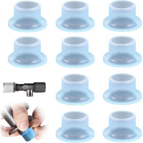 10 Stück Wasserhahn Lecksichere Dichtungsringe, Silikon Dichtung Wasserhahn, Gummidichtungen für Ventile, Anschluss Dichtungen für Wasserhahn (1/5)