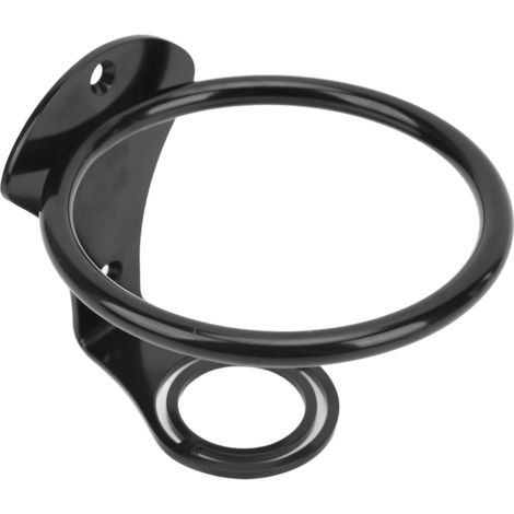 Support Gobelet en Acier Inoxydable Noir, Porte-Gobelets pour Bouteilles et Cannettes, Usage Auto, Bateau, Yacht, Camping-Car, Utilitaire, Van. (1/5)