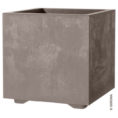 VASO FIORIERA CUBO MILLENNIUM 25CM SANDSTONE (1/3)
