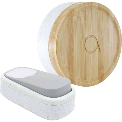 Avidsen 102498 Campanello senza fili Kit completo senza batteria, con targhetta