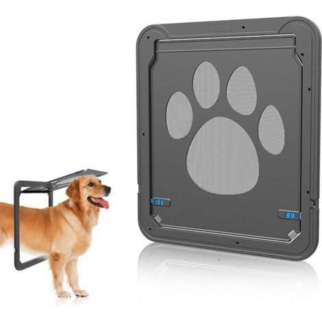 Chatiere pour Chien - Verrouillable Porte pour Animaux de Compagnie Chatiere pour Chat (41cm×37cm) (1/5)