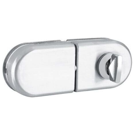 Loquet en acier inoxydable de serrure de porte de demi-cercle de 10 12 mm avec des clés (1/5)