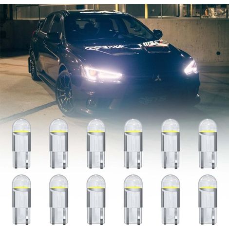 HOXILEELEO - Ampoules LED T10 501, ampoules LED W5W, feux de position LED pour voiture (1/3)