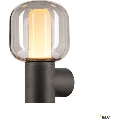 Applique extérieure OVALISK gris LED 9W 3000/4000K interrupteur CCT - SLV - 1004678 (1/5)