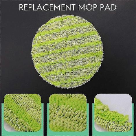Lot de 10 lingettes de rechange pour balai-serpillère électrique rotatif sans fil... (1/5)