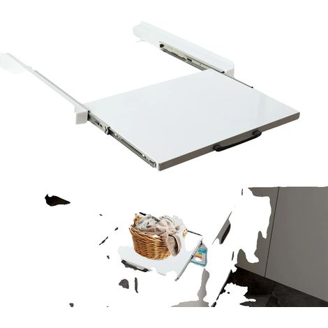 Kit apilable con estante deslizante, capacidad de carga de 150 kg, construcción de acero resistente. (1/2)