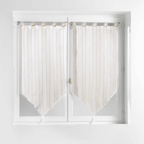 Paire de Voilages "Charlize" 60x90cm Naturel (1/3)