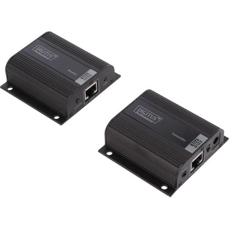 Prolongateur HDMI femelle x3 HDCP 1.2a RJ45 femelle x2 Cat.6.6a noir