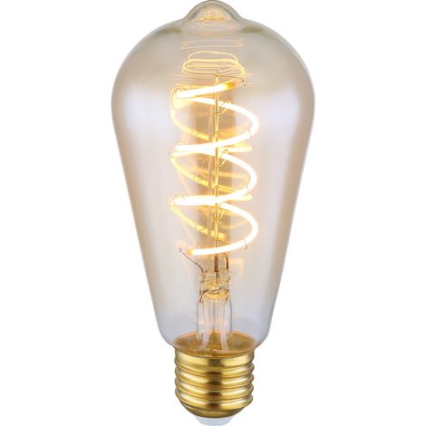 E27 Filament LED - 4 Watt, 200 Lumen, warmweiß, Ø6,4cm - extern dimmbar (1/5)