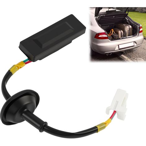 Bouton de déverrouillage de hayon en ABS résistant aux rayures 81260-1W220 pour TB 2011-2017 et Mk3 2011-2017, bouton poussoir manuel de déverrouillage de hayon