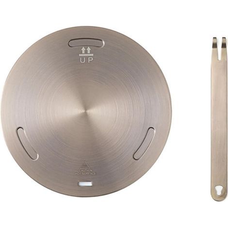 Plaque convertisseur de plaque à induction de 28 cm, adaptateur d'induction en acier inoxydable, plaque de mijotage pour plaque de cuisson électrique, gaz, verre, plaque diffuseur de chaleur avec (1/4)