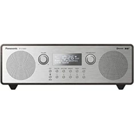 Panasonic RF-D100BTEGT Tischradio UKW, DAB+ AUX, Bluetooth®, DAB+, UKW Weckfunktion Silber, Braun (1/5)