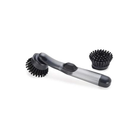 Spazzola SinkTech™ Joseph Joseph SinkTech™, utensile da cucina, con dispenser di sapone de, testa di ricambio de, raschietto integrato, setole resistenti, sistema intercambiabile - trasparente