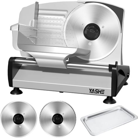 Trancheuse électrique YASHE SL-5230D23C 200 W, 2 lames, 0–15 mm