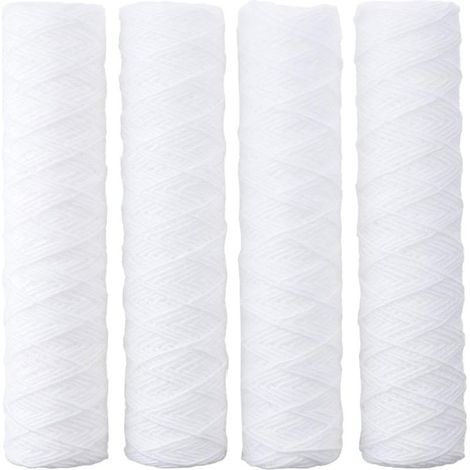 Set of 4 filters of enroulement in PP, core in cotton, filter of safety for machine of cleaning of bearings (1/5)