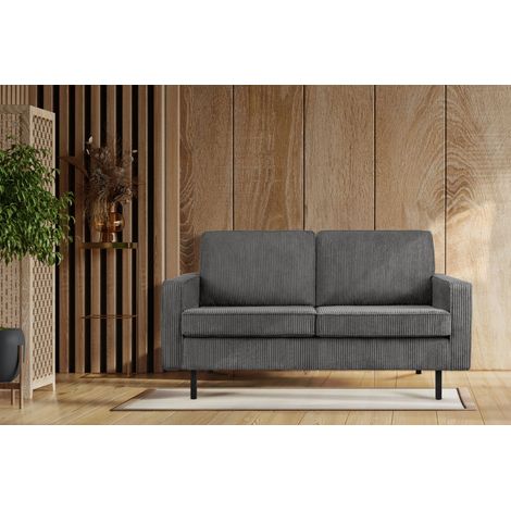 KONSIMO INVIA Sofa 2-Sitzer, Dunkelgrau (1/5)