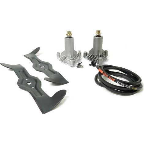 Kit de remplacement lame tracteur tondeuse 92cm – Compatible Partner, Bestgreen, Husqvarna, Mc Culloch – Éjection arrière – Accessoires inclus (1/4)