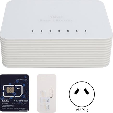Routeur WiFi Industriel 4G LTE 300Mbps EDUP R102B, Point d'Accès Mobile, Prise AU 100-240V (1/5)