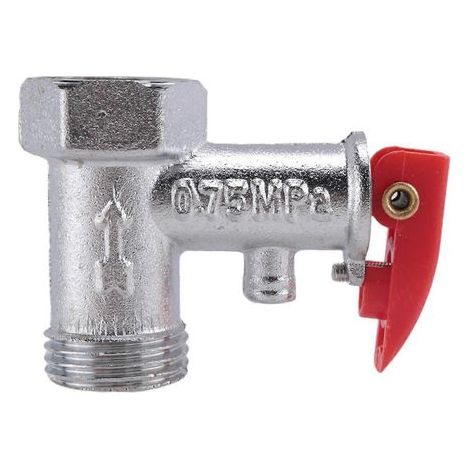 Soupape de sécurité pour chauffe-eau électrique à douille 1/2 PT (1/5)