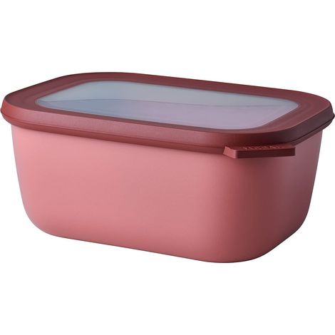 Bol Multifonction Rectangulaire - Boîte Conservation Alimentaire avec Couvercle - Convient comme Boîte de Hermétique pour le Réfrigérateur, Micro-ondes (1/5)