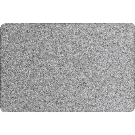 ZELLER PRESENT Tischset Filz 45x30cm grau - 12 Stück