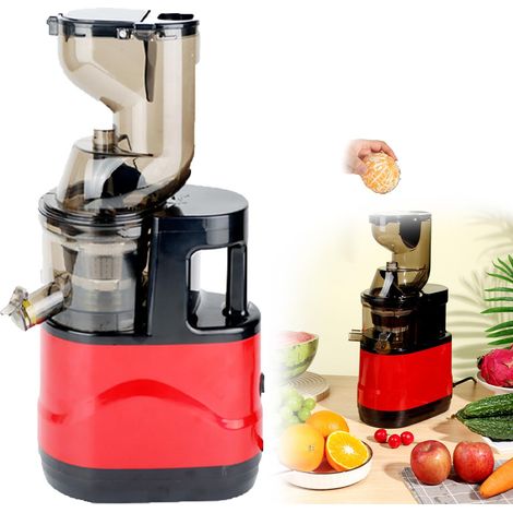 Presse-Agrumes À Mastication À Vitesse Lente, Rendement en Jus Pur 98.5%, Machine À Fruits Et Légumes Frais 150W+Séparation des Jus Résiduels+Grand Diam (1/5)