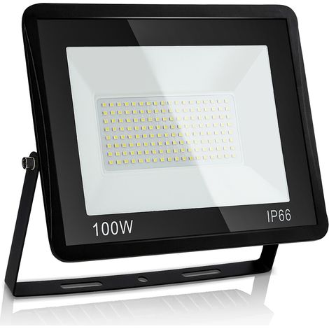 Randaco 100W LED Fluter Außenstrahler LED Strahler Wasserdicht Flutlicht Outdoor-Sicherheitsleuchte für Garten Garage Kaltweiß