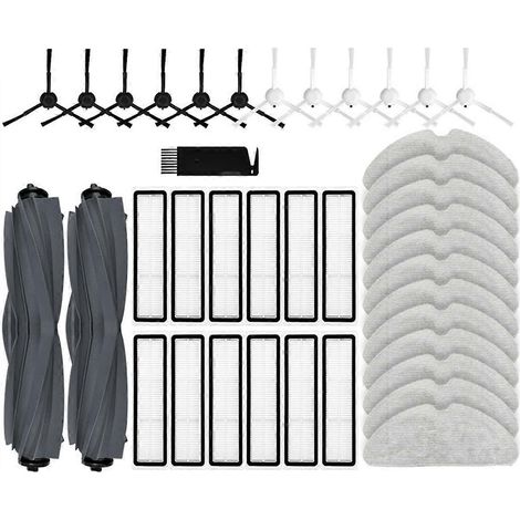 Pour balai à franges Dreame Bot D10S Pro Roller, brosse principale, filtre HEPA (1/5)
