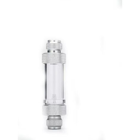 Compteur de bulles de CO2, diffuseur de CO2 en alliage d'aluminium pour aquarium, outil d'entretien pour mesurer le dioxyde de carbone (double tête), (1/5)