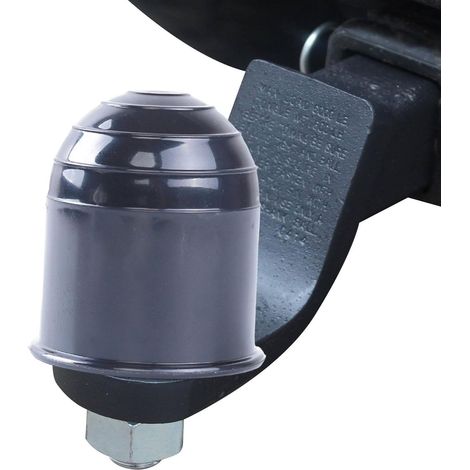 Cubierta para bola de remolque  Tapa protectora universal para remolque  Tapa para barra, tapa para extremo de remolque, cubierta de cabeza resistente, caravana, coche, accesorio para enganche, seguri (1/4)