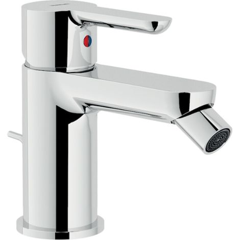 Mélangeur monocommande pour bidet à économie d’énergie en laiton chromé - Nobili