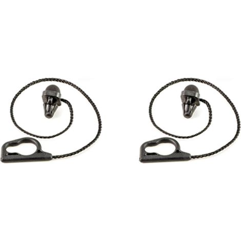 2X pour Vauxhall Corsa DE 5 portes, hayon, coffre, tablette arrière, cordon, sangle de couvre-bagages, 13367836 (1/5)