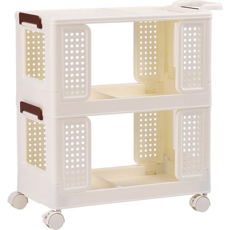 2-Tier Folding Storage Cart (1/5)