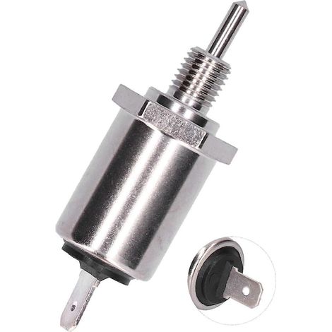Électrovanne d'arrêt de carburant M138477 compatible avec John Deere 15003-2801 LT180 LX277 X475 X520 X540 X700 2860 (1/5)