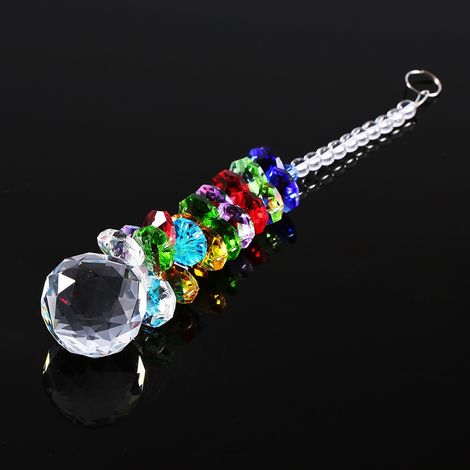 Attrape-soleil en cristal Rainbow Maker, lustre suspendu, boule prismatique, pendentif décoratif (1/5)