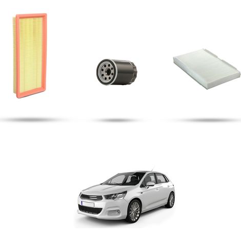 Kit tagliando 3 filtri compatibile con Citroen C4 II 1.2 Puretech 81kw dal 2014 (1/4)