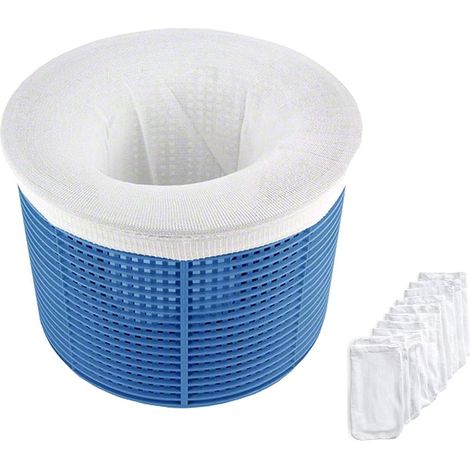 30 chaussettes de skimmer de haute qualité, préfiltres jetables universels pour paniers de piscine et de spa, et autres accessoires de piscine (1/4)