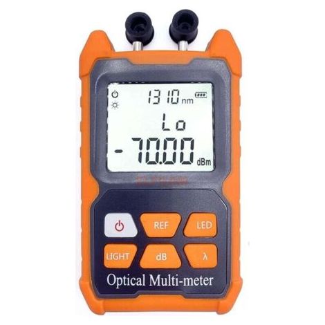 Multimètre optique portable E-200 photomètre avec VFL, plage de test : -70 dBm à +6 dBm (1/4)