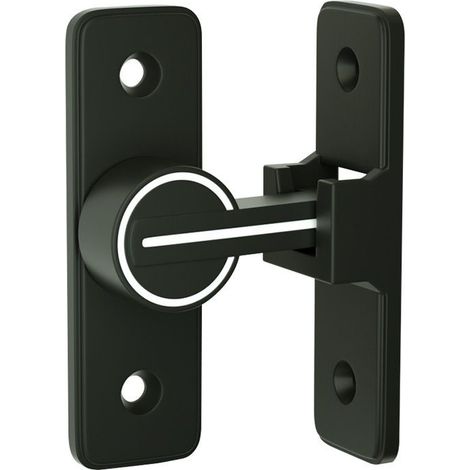 Loquet de porte coulissante intérieure, crochet inclinable à 90°, loquet antivol pour porte et fenêtre (90 degrés) (1/5)