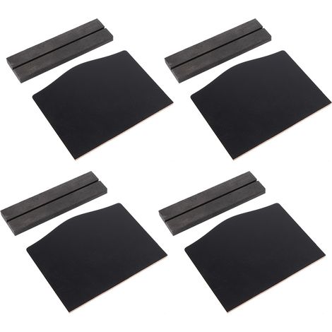 Ensemble de 4 mini tableaux noirs décoratifs innovants à double face pour la maison, l'hôtel, le bar ou le bureau. (1/5)