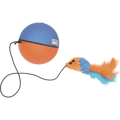 Rotierendes Katzenspielzeug, automatischer interaktiver Ball, Katzenspielzeug. (1/4)