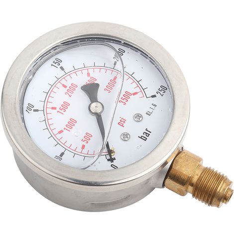Hydraulisches Manometer G1/4 63 mm, 0-250 bar (0-3750 psi)